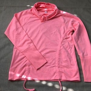 Lucy Coral 'Lean & Mean Pullover' Cotton Blend Top